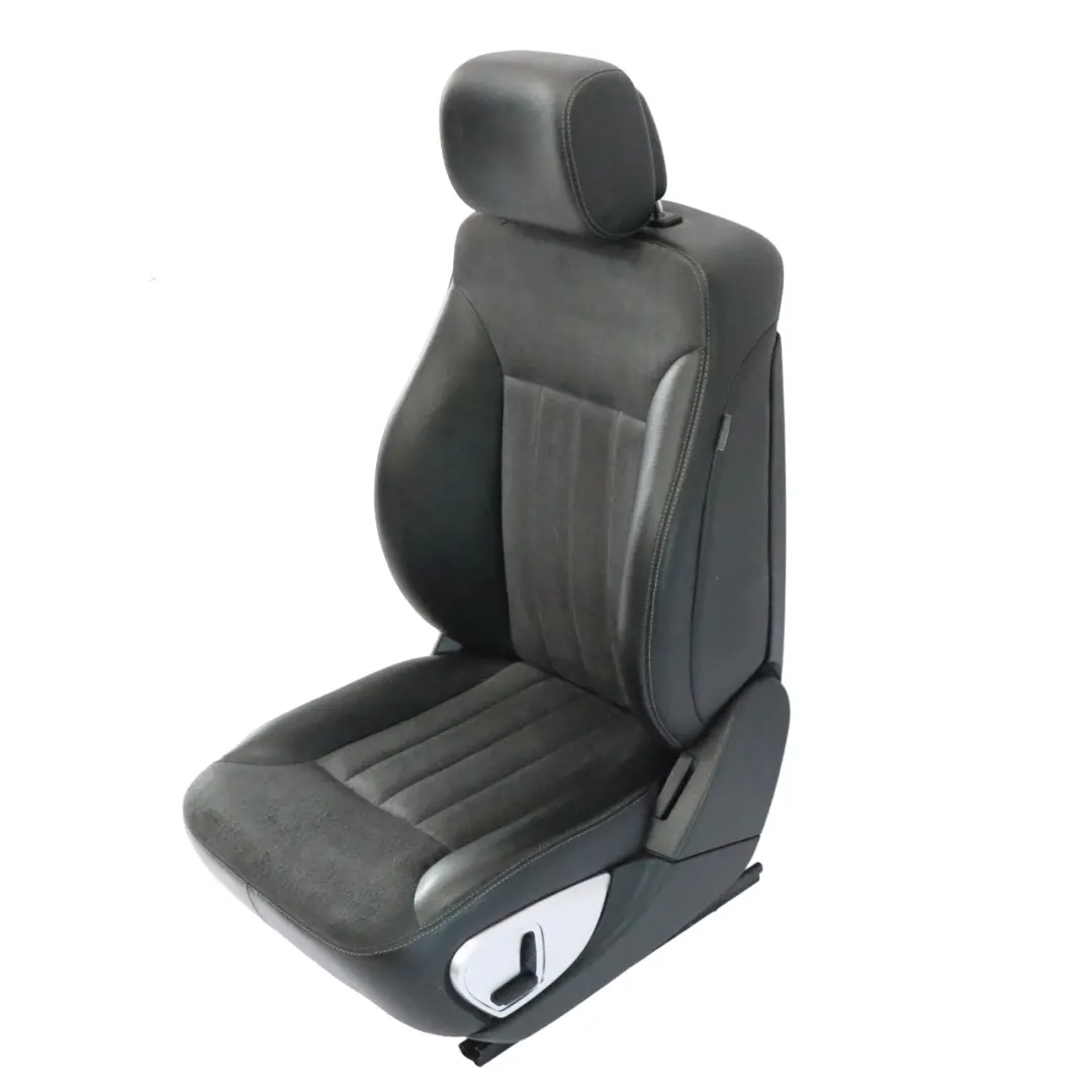 Fotel Przedni Lewy Skóra Alcantara Antracyt Podgrzewany do Mercedes W164 o numerze A2519101393 Mercedes W164 Fotel Przedni Lewy Skóra Alcantara Antracyt Podgrzewany - SKU A2519101393-3 - Numer Części A2519101393