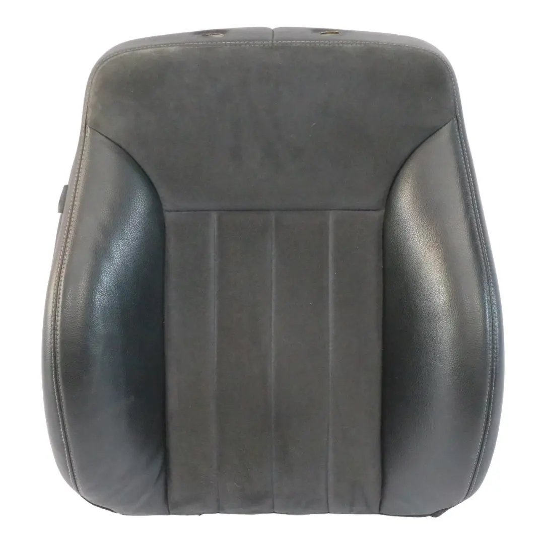 Mercedes ML W164 Front Seat Right Backrest Cover Heated Leather Alcantara Black - SKU A2519101493-1 - Part number A2519101493