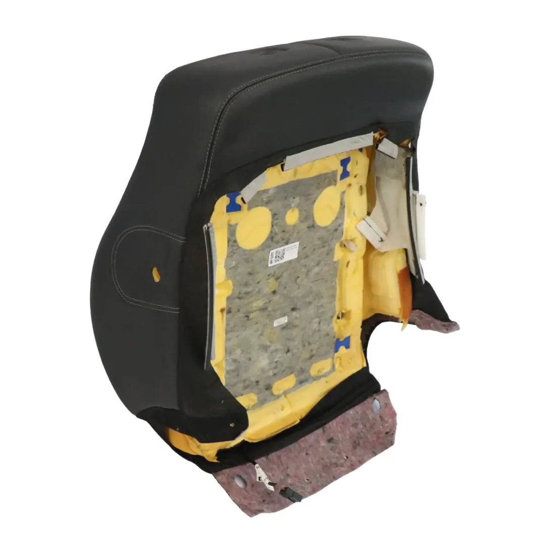 Mercedes ML W164 Front Seat Right Backrest Cover Heated Leather Alcantara Black - SKU A2519101493-1 - Part number A2519101493