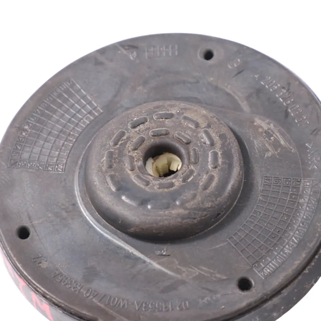 Suspension Spring Coil Rubber Mount Set to Mercedes X253 Rear with Part number A2533240304 Mercedes X253 Rear Suspension Spring Coil Rubber Mount Set - SKU A2053280337 - Part number A2533240304