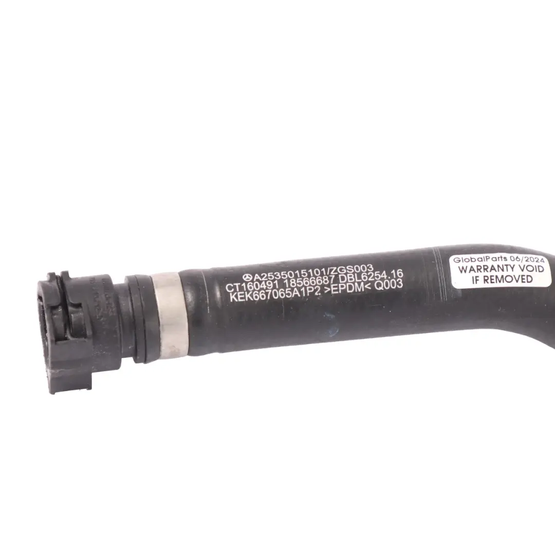Mercedes X253 tubo acqua radiatore refrigerante tubo raffreddamento - SKU A2535015101 - Numero di parte A2535015101