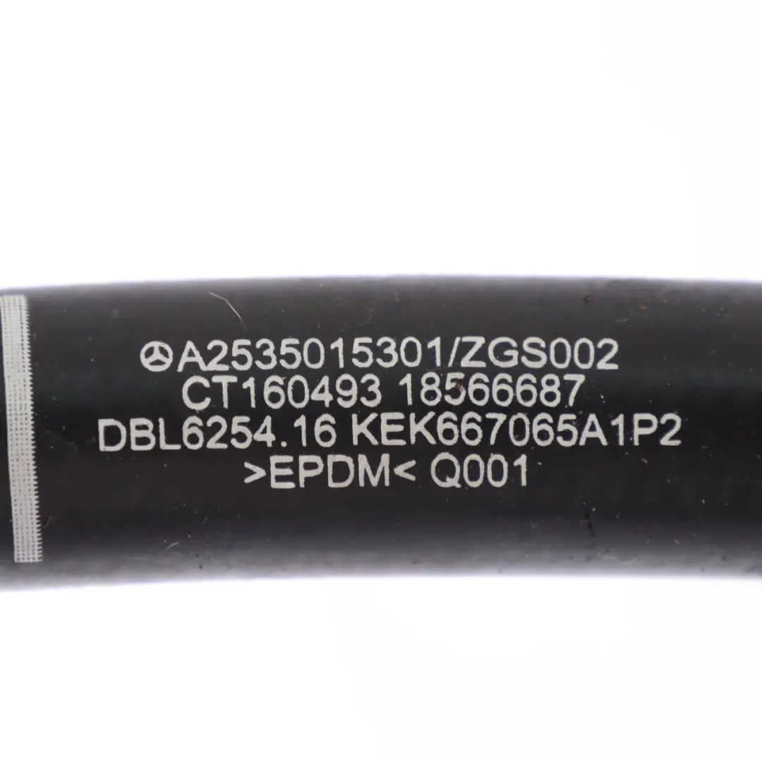 Batterie Kühlmittelrohr Schlauchleitung für Mercedes GLC X253 Hybrid mit Teilenummer A2535015301 Mercedes GLC X253 Hybrid Batterie Kühlmittelrohr Schlauchleitung - SKU A2535015301 - Teilenummer A2535015301