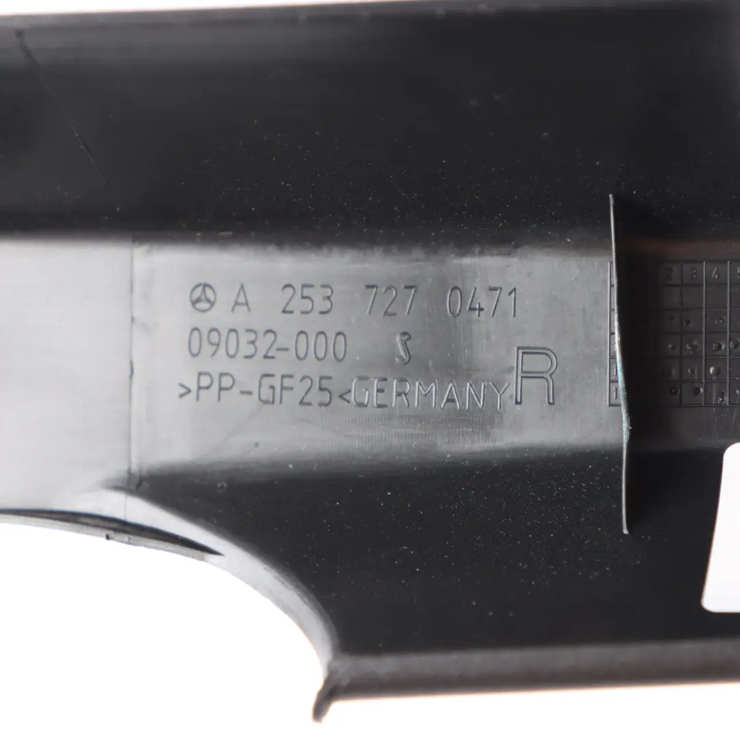 Fenster Glas Rahmen Tür vorne rechts Abdeckung Trim für Mercedes X253 mit Teilenummer A2537270471 Mercedes X253 Fenster Glas Rahmen Tür vorne rechts Abdeckung Trim - SKU A2537270471 - Teilenummer A2537270471