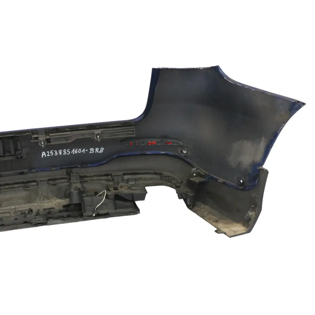 Bumper AMG Trim Panel Covering Brilliant Blue Metallic - 896 to Mercedes X253 Rear with Part number A2538851601 Mercedes X253 Rear Bumper AMG Trim Panel Covering Brilliant Blue Metallic - 896 - SKU A2538851601-BRB - Part number A2538851601