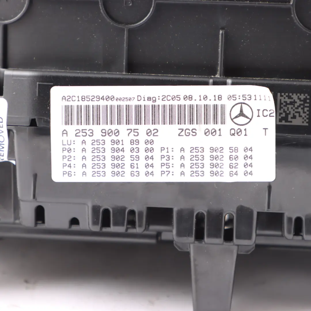 Mercedes X253 Petrol Instrument Cluster Speedo Clocks Automatic - SKU RHD-A2539007502 - Part number A2539007502