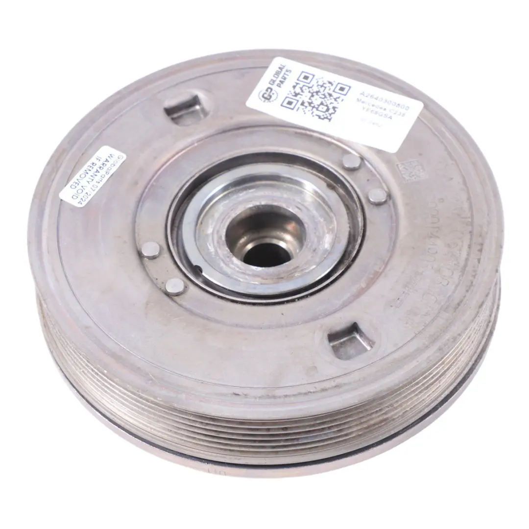 Amortiguador Mercedes C238 W264 Vibración Cigüeñal Polea Correa para con número de pieza A2640300800 Amortiguador Mercedes C238 W264 Vibración Cigüeñal Polea Correa - SKU A2640300800 - Número de pieza A2640300800