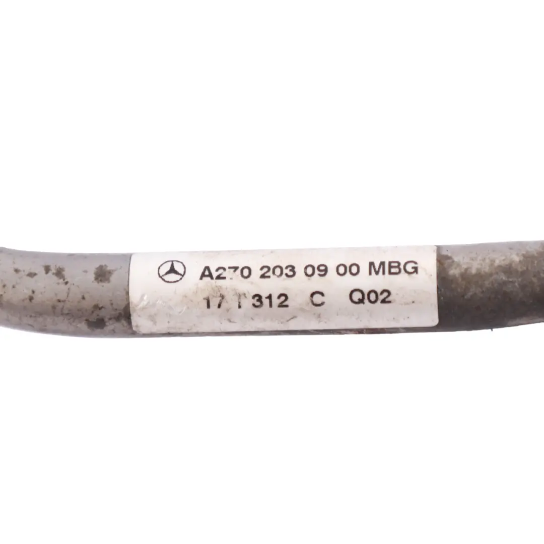 Mercedes GLA X156 M270 Turbo Turbocharger Coolant Return Line Pipe - SKU A2702030900 - Part number A2702030900