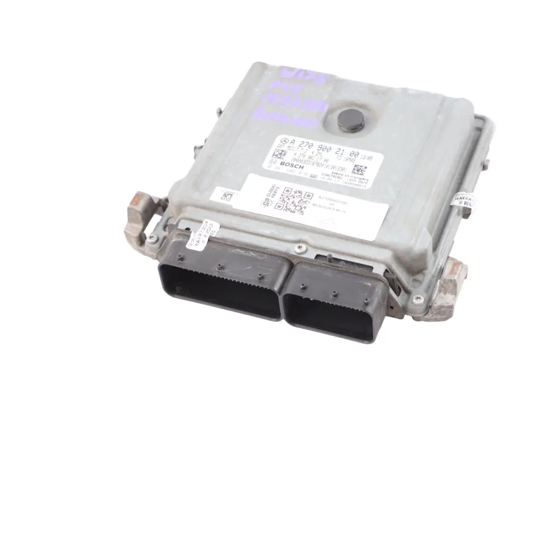 Mercedes C117 W176 45 AMG 133.980 Engine Control Unit ECU Automatic - SKU A2709002100-10 - Part number A2709002100