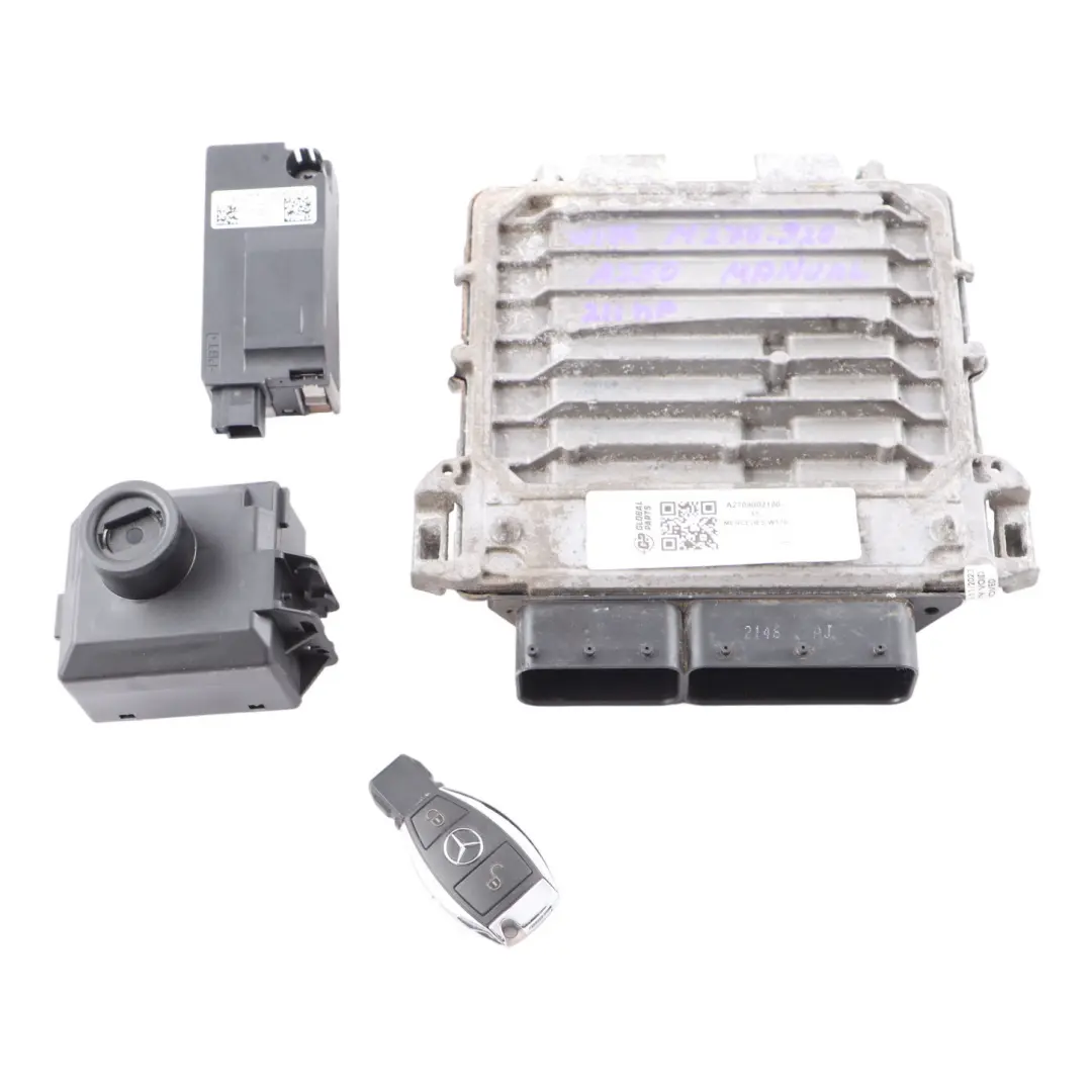 A250 M270.920 Engine Control Unit ECU Kit Manual to Mercedes W176 with Part number A2709002100 Mercedes W176 A250 M270.920 Engine Control Unit ECU Kit Manual - SKU A2709002100-11 - Part number A2709002100