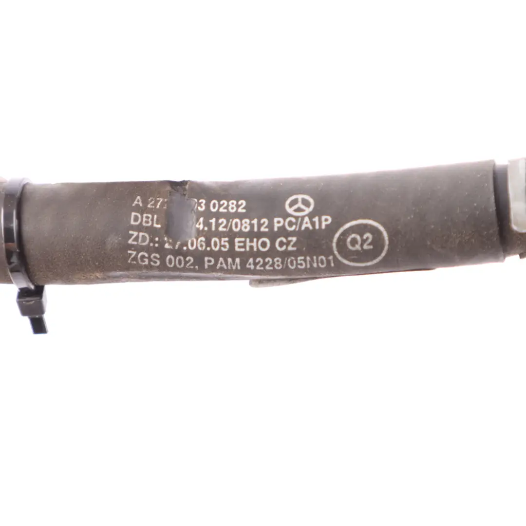  Coolant Hose Mercedes W204 W212 M272 Engine Control Unit Line Pipe - SKU A2722030282 - Part number A2722030282