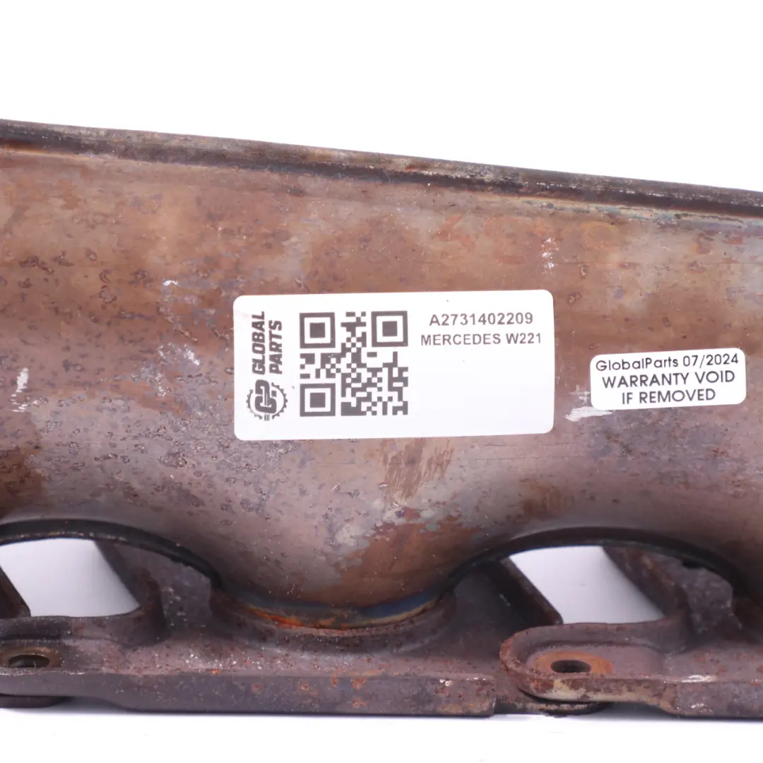  Intake Manifold Mercedes W221 M273 Petrol V6 Engine Right O/S Intake - SKU A2731402209 - Part number A2731402209