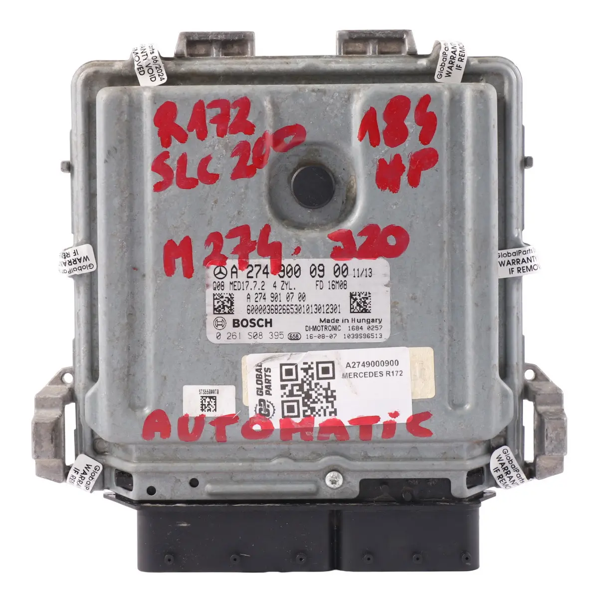 Mercedes R172 SLK500 M274 Modulo Unità di Controllo Motore ECU A2749000900