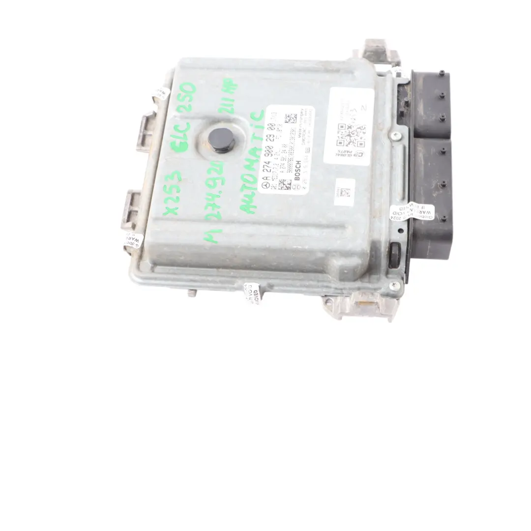 M274.920 4-Matic Engine ECU Unit Module to Mercedes X253 GLC 250 with Part number A2749002900 Mercedes X253 GLC 250 M274.920 4-Matic Engine ECU Unit Module - SKU A2749002900-1 - Part number A2749002900
