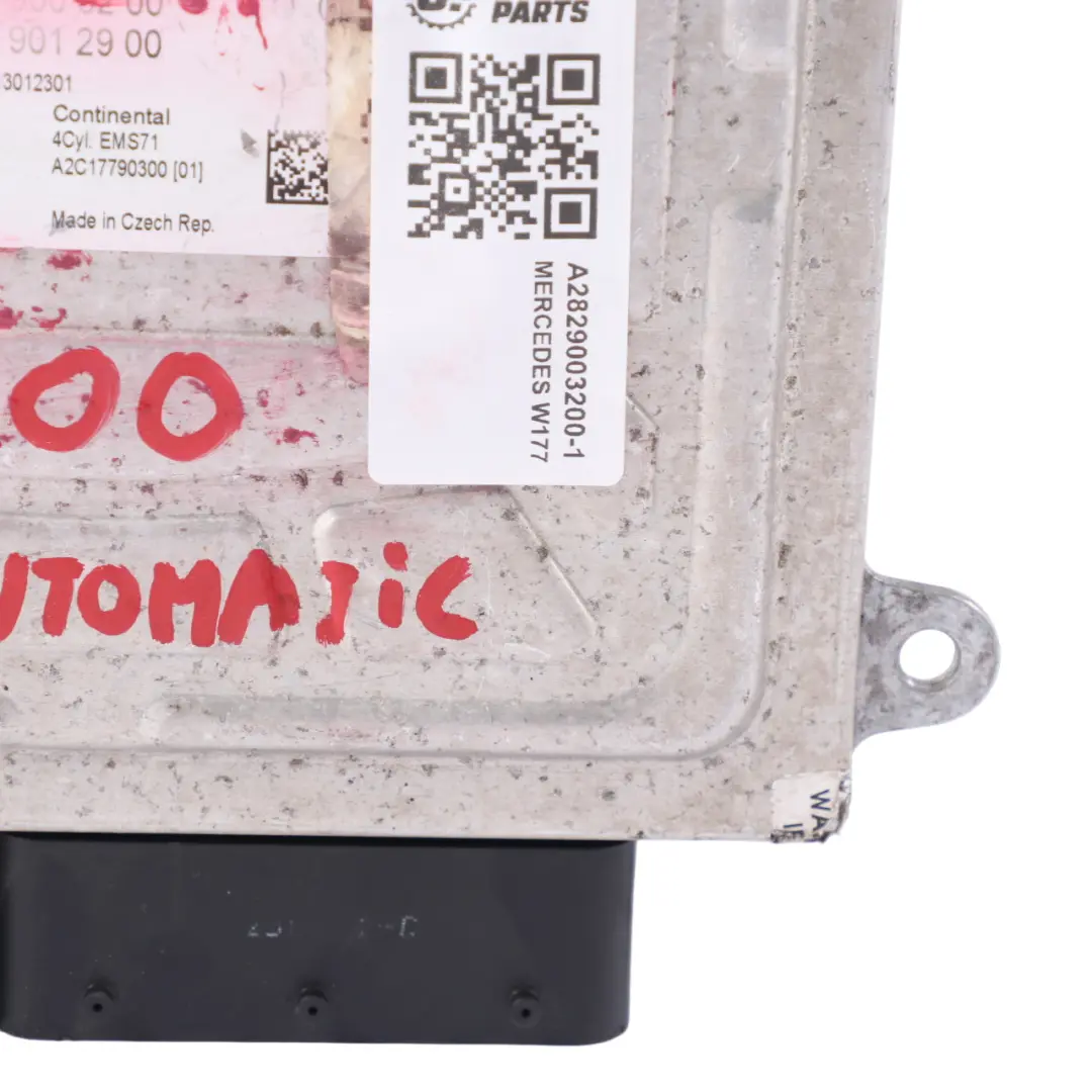 A200 M282.914 163HP Modulo Unità Controllo Motore ECU per Mercedes W177 con numero di parte A2829003200 Mercedes W177 A200 M282.914 163HP Modulo Unità Controllo Motore ECU - SKU A2829003200-1 - Numero di parte A2829003200
