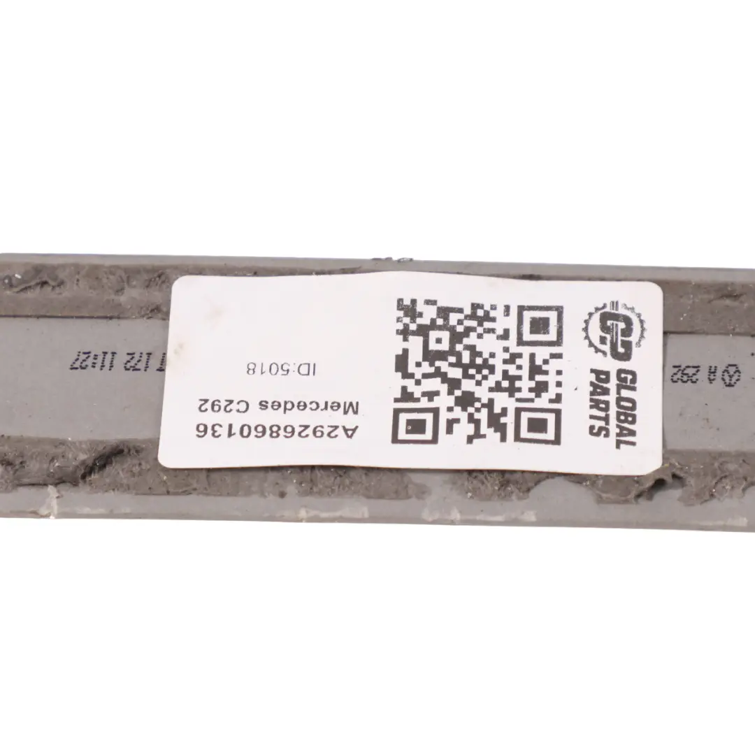 Panneau recouvrement seuil porte arrière gauche pour Mercedes W169 à propos du numéro de pièce A2926860136 Mercedes W169 Panneau recouvrement seuil porte arrière gauche - SKU A2926860136 - Numéro de pièce A2926860136