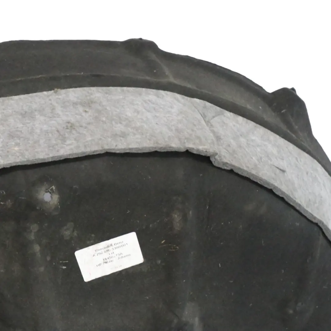 Left N/S Wheel Arch Liner Fender Cover to Mercedes GLE C292 Coupe Rear with Part number A2926903300 Mercedes GLE C292 Coupe Rear Left N/S Wheel Arch Liner Fender Cover - SKU A2926903300 - Part number A2926903300