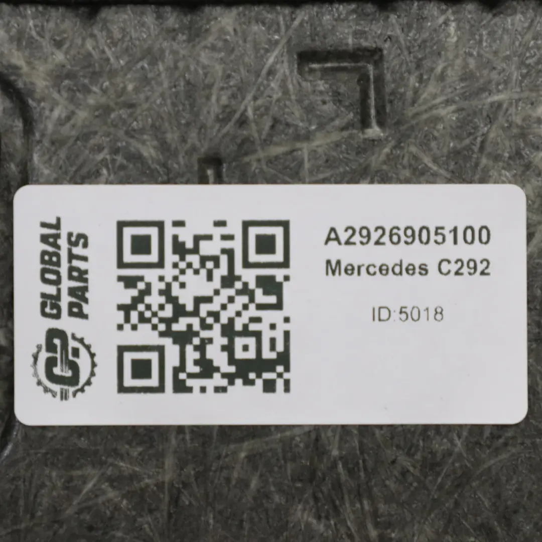 Mercedes GLE C292 Półka Tylna - SKU A2926905100 - Numer Części A2926905100