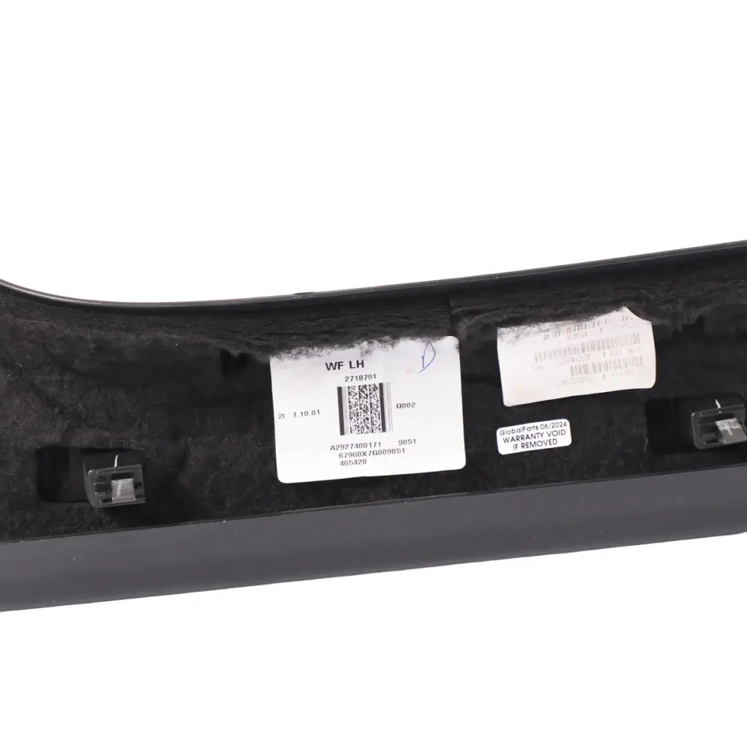 Embellecedor Maletero Mercedes GLE C292 Portón Trasero Izquierdo para con número de pieza A2927400171 Embellecedor Maletero Mercedes GLE C292 Portón Trasero Izquierdo - SKU A2927400171 - Número de pieza A2927400171