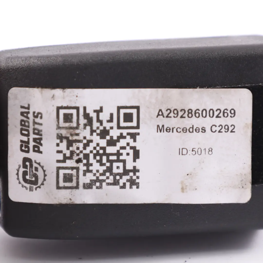 Hebilla asiento Cierre cinturón trasero derecho para Mercedes GLE C292 con número de pieza A2928600269 Mercedes GLE C292 Hebilla asiento Cierre cinturón trasero derecho - SKU A2928600269 - Número de pieza A2928600269
