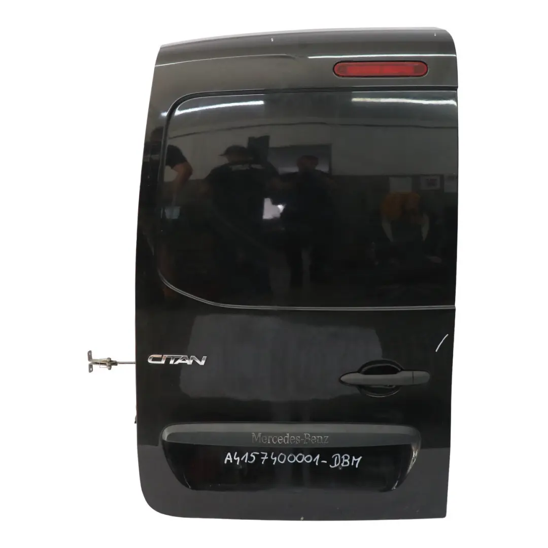 Drzwi Tylne Lewe Pokrywa Bagażnika Dravite Black - 398 do Mercedes Citan W415 o numerze A4157400001 Mercedes Citan W415 Drzwi Tylne Lewe Pokrywa Bagażnika Dravite Black - 398 - SKU A4157400001-DBM - Numer Części A4157400001