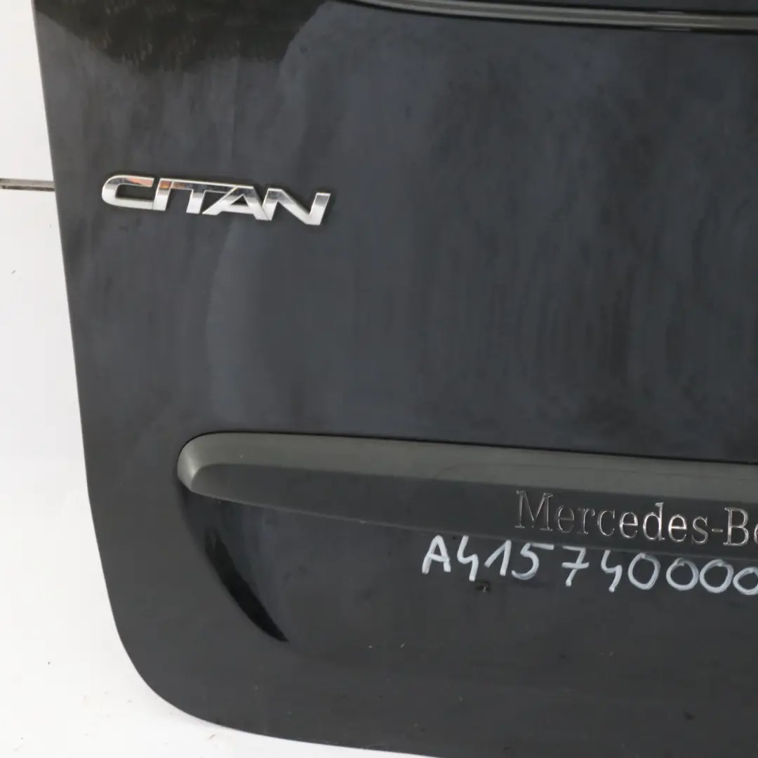 Drzwi Tylne Lewe Pokrywa Bagażnika Dravite Black - 398 do Mercedes Citan W415 o numerze A4157400001 Mercedes Citan W415 Drzwi Tylne Lewe Pokrywa Bagażnika Dravite Black - 398 - SKU A4157400001-DBM - Numer Części A4157400001
