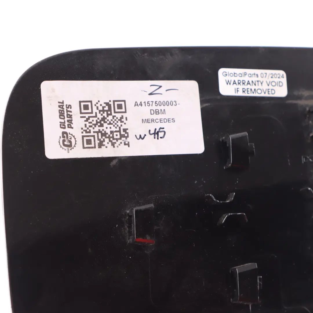 Mercedes W415 Fuel Fill In Filler Flap Cover Cap Dravite Black - 398 - SKU A4157500003-DBM - Part number A4157500003