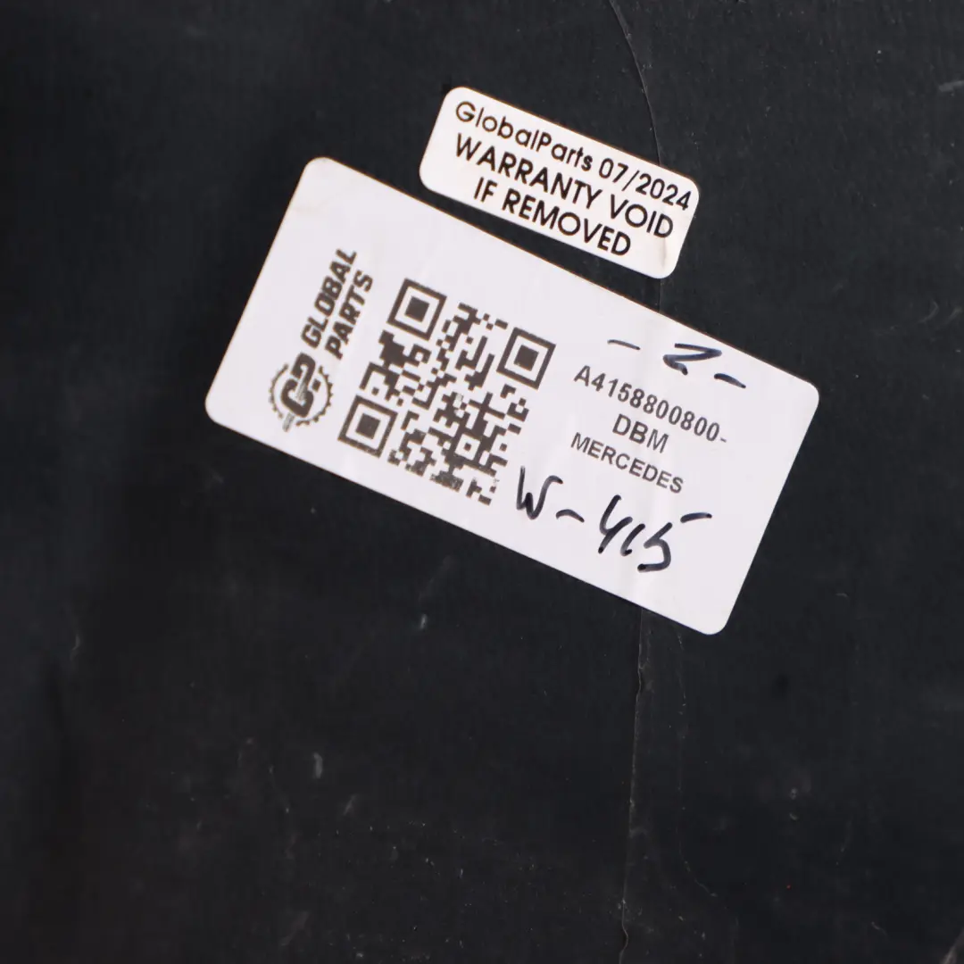 Side Panel Front Right O/S Wing Fender Dravite Black - 398 to Mercedes Citan W415 with Part number A4158800800 Mercedes Citan W415 Side Panel Front Right O/S Wing Fender Dravite Black - 398 - SKU A4158800900-DBM - Part number A4158800800