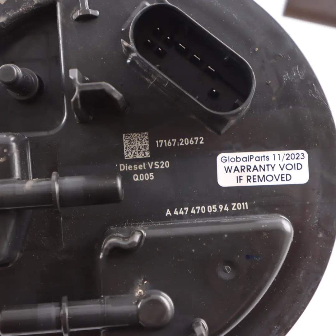 Mercedes W447 OM622 Kraftstoffpumpen Geber Fördermodul Diesel - SKU A4474700594 - Teilenummer A4474700594