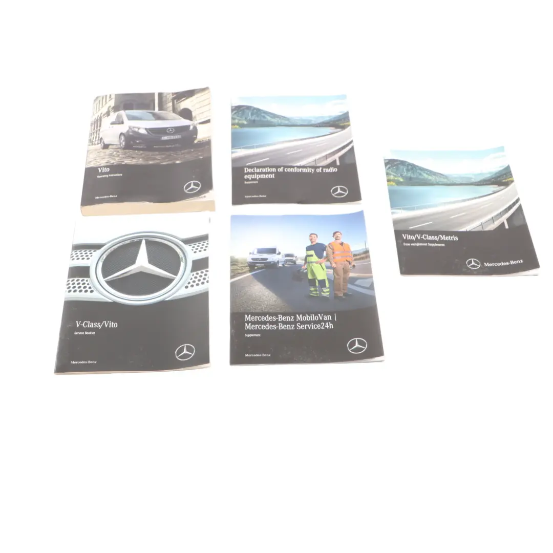 Owner's Handbook Book Instructions Manual Case Wallet to Mercedes W447 with Part number A4475844603 Mercedes W447 Owner's Handbook Book Instructions Manual Case Wallet - SKU A4475844603 - Part number A4475844603