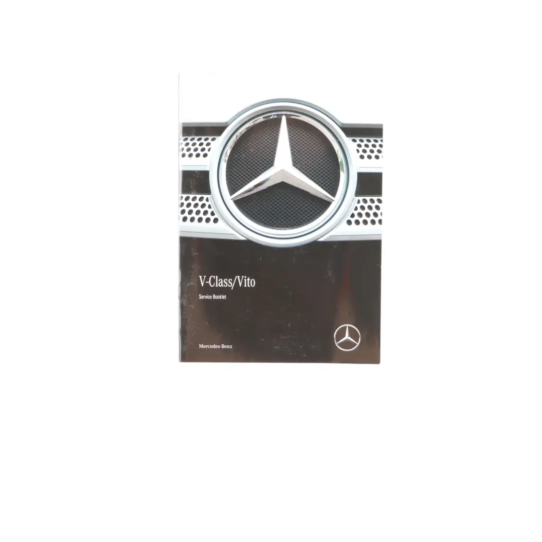 Mercedes W447 Owner's Handbook Book Instructions Manual Case Wallet - SKU A4475844603 - Part number A4475844603