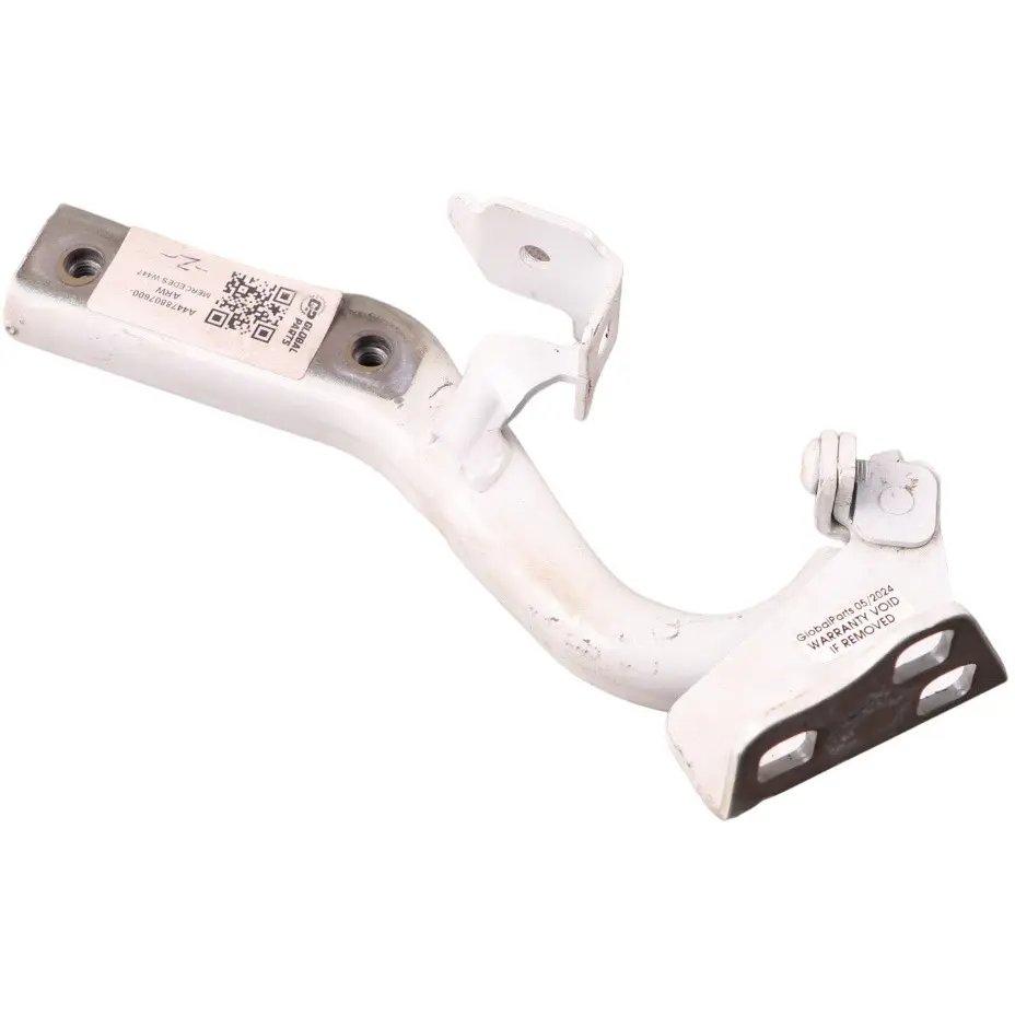 Bisagra Capó Derecha Blanco Ártico 9147 para Mercedes W447 con número de pieza A4478807600 Mercedes W447 Bisagra Capó Derecha Blanco Ártico 9147 - SKU A4478807600-ARW - Número de pieza A4478807600