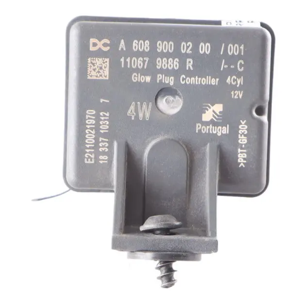 Glow Plug Controller Module Relay to Mercedes W177 with Part number A6089000200 Mercedes W177 Glow Plug Controller Module Relay - SKU A6089000200 - Part number A6089000200