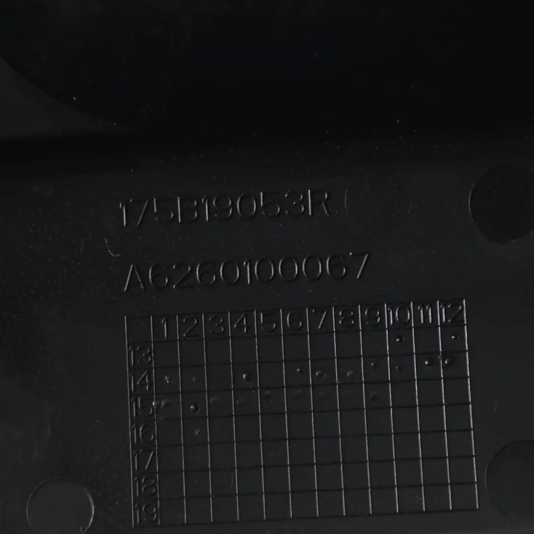 Mercedes W205 OM626 Engine Cover Panel Panelling - SKU A6260100067 - Part number A6260100067