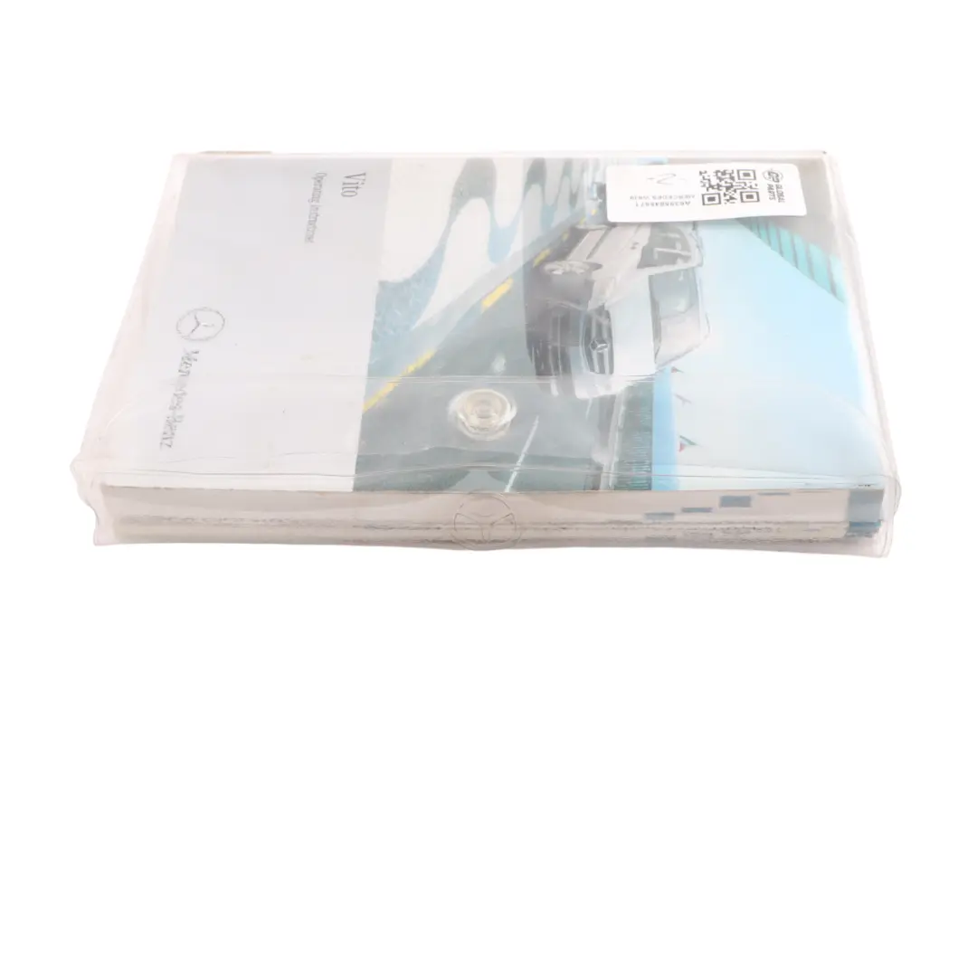 Owner's Handbook Service Booklet Case Pouch Wallet Set to Mercedes Vito W639 with Part number A6395845671 Mercedes Vito W639 Owner's Handbook Service Booklet Case Pouch Wallet Set - SKU A6395845671 - Part number A6395845671