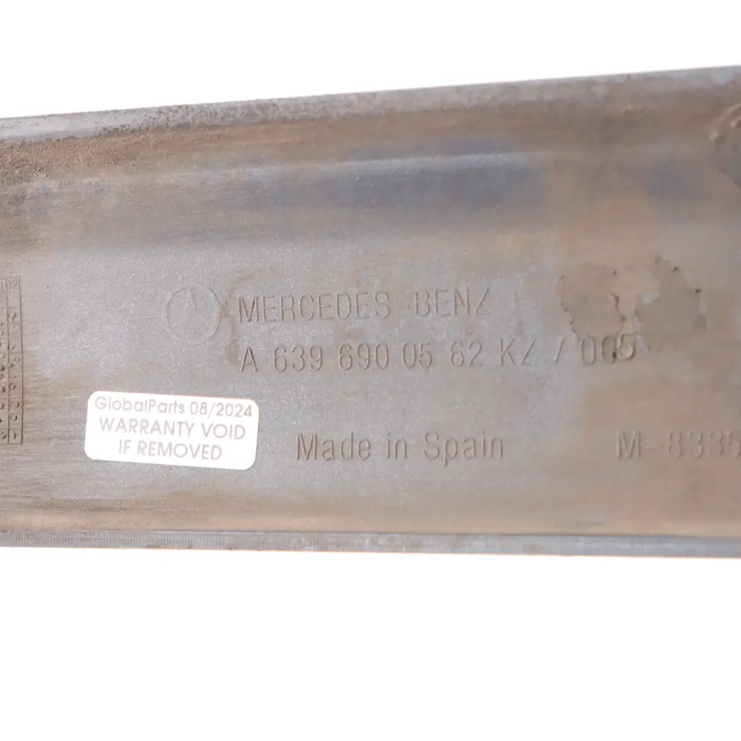 Door Front Right O/S Moulding Strip Flint Grey Metallic - 368 to Mercedes Vito W639 with Part number A6396900562 Mercedes Vito W639 Door Front Right O/S Moulding Strip Flint Grey Metallic - 368 - SKU A6396900562-FLG - Part number A6396900562