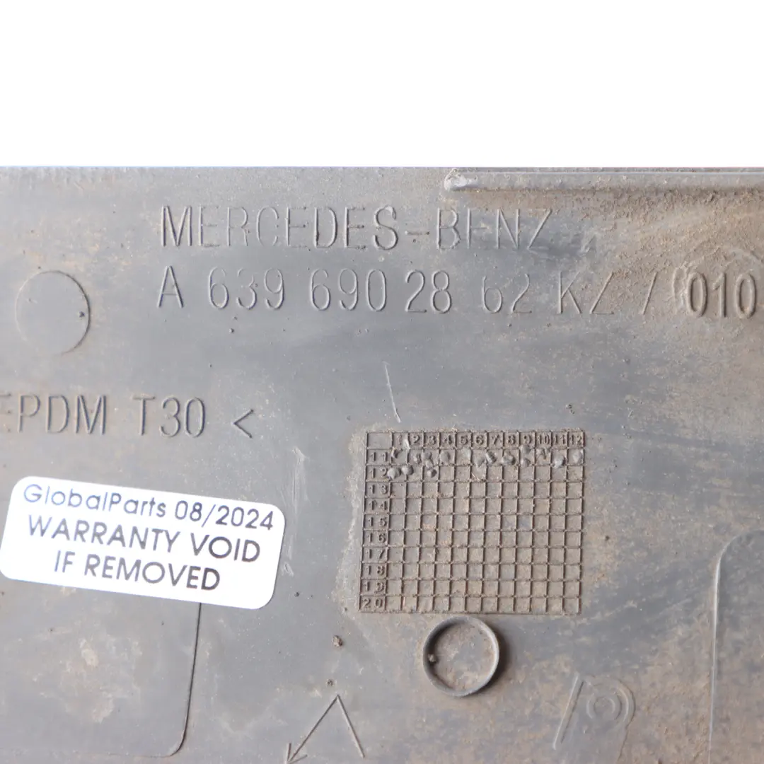 Trim Strip Rear Right O/S Moulding Bottom Panel Flint Grey - 368 to Mercedes W639 with Part number A6396902862 Mercedes W639 Trim Strip Rear Right O/S Moulding Bottom Panel Flint Grey - 368 - SKU A6396902862-FLG - Part number A6396902862