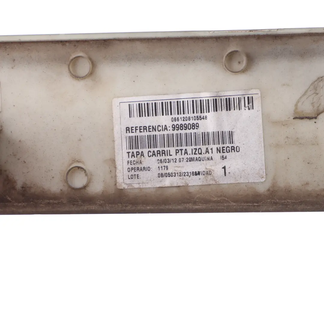 Mercedes W639 Side Rail Cover Rear Left N/S Sliding Door Panel Flint Grey - 368 - SKU A6396913008-FLG - Part number A6396913008