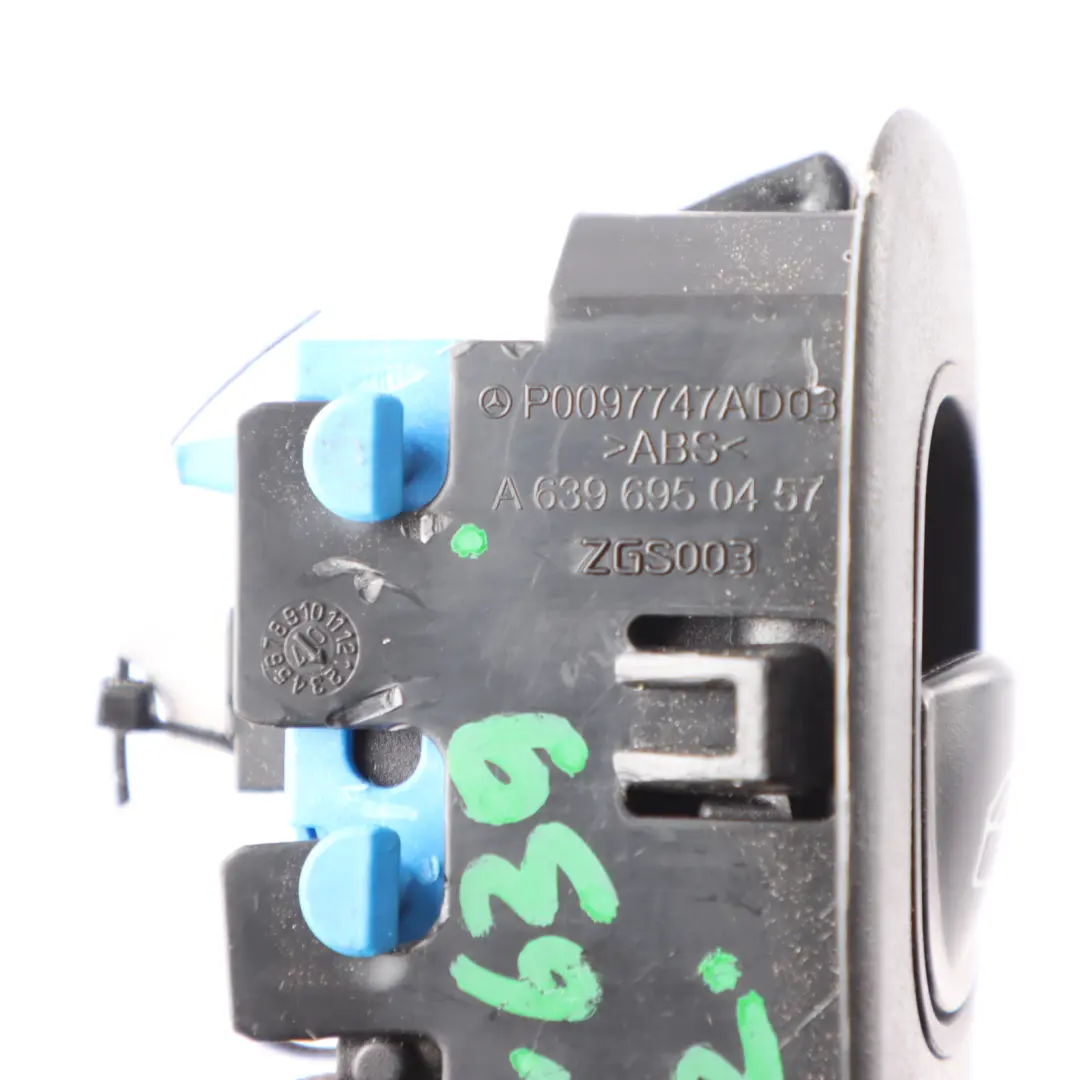 Mercedes W639 Rear Window Switch Control Button Left Right N/O/S - SKU A6396950457 - Part number A6396950457