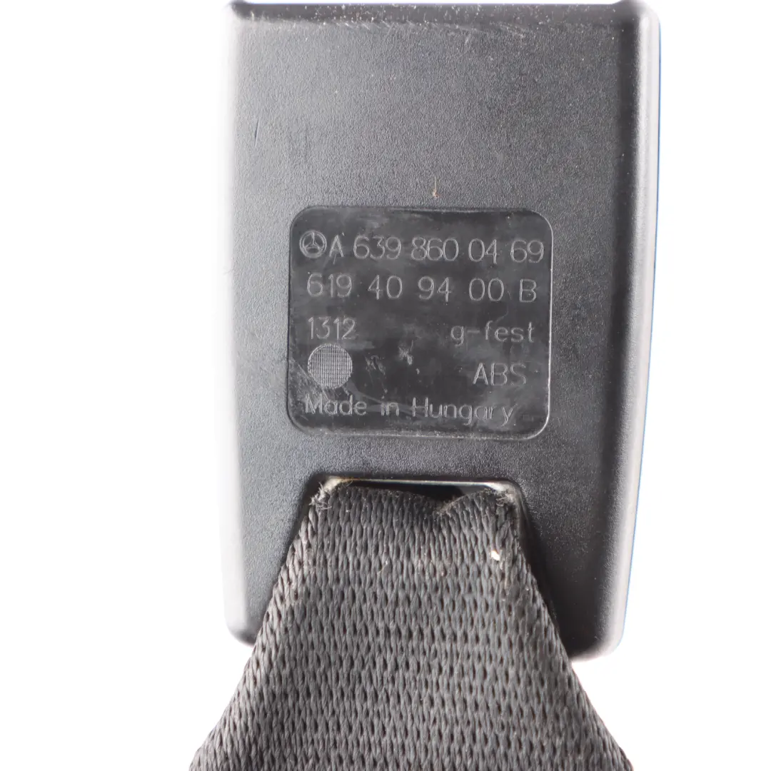 Mercedes Vito W639 Seat Buckle Belt Rear Left N/S Seatbelt Lock - SKU A6398600469 - Part number A6398600469