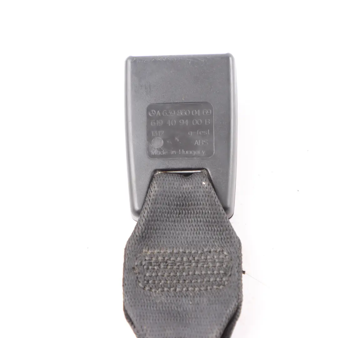 Mercedes Vito W639 Seat Buckle Belt Rear Left N/S Seatbelt Lock - SKU A6398600469 - Part number A6398600469