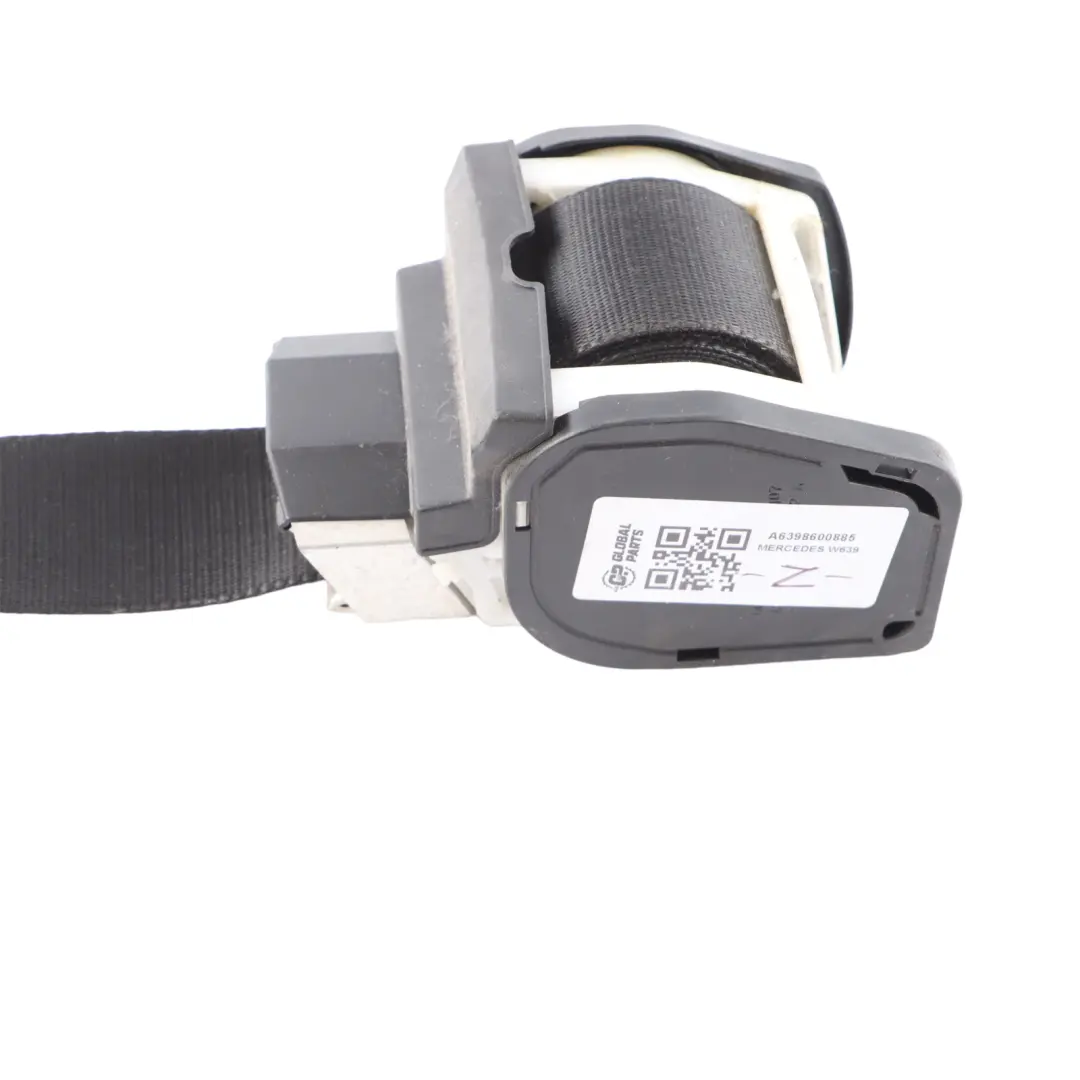 Sicherheitsgurt Mitte Mitte links Sicherheitsgurt für Mercedes W639 mit Teilenummer A6398600885 Mercedes W639 Sicherheitsgurt Mitte Mitte links Sicherheitsgurt - SKU A6398600885 - Teilenummer A6398600885