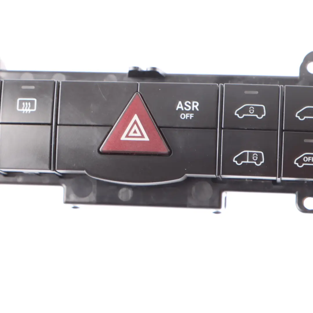 Mercedes W639 Hazard Triangle Wiper ASR Heater Locker Switch Block - SKU A6398701210 - Part number A6398701210