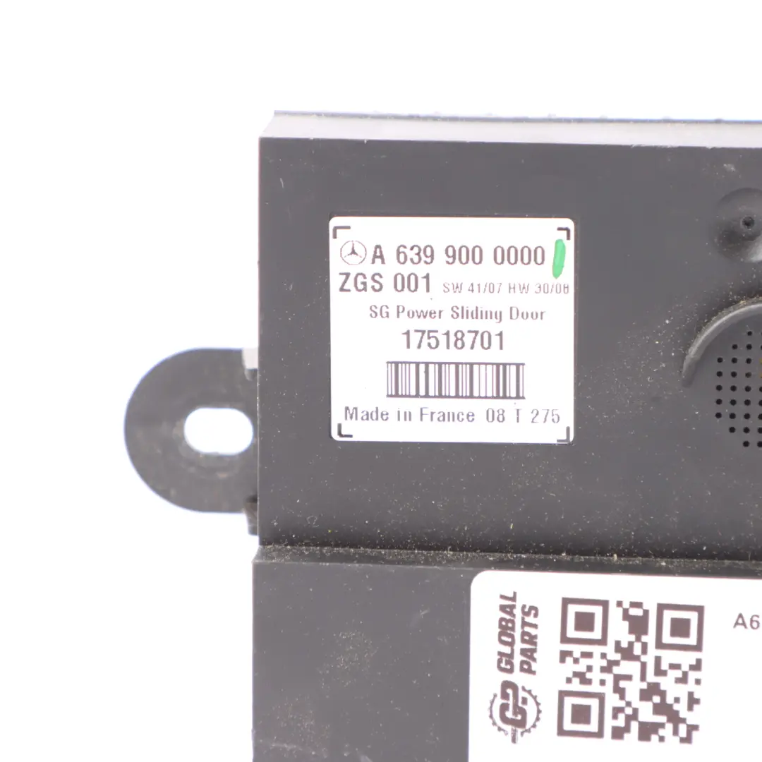 Mercedes Vito Viano W639 Side Sliding Door Control Unit Module ECU - SKU A6399000000 - Part number A6399000000