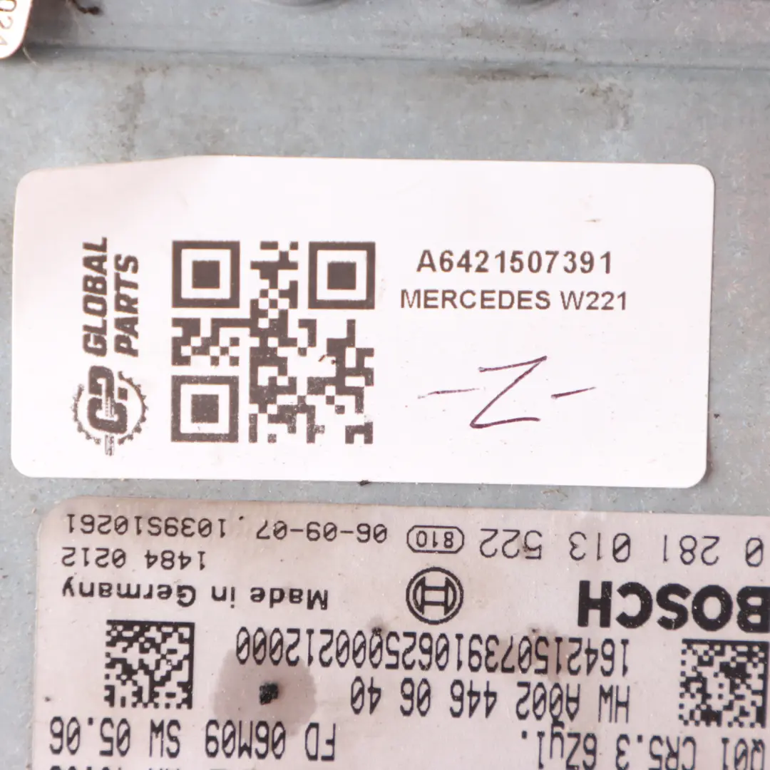 642.930 Sterownik Silnika ECU Automat do Mercedes W221 S320 CDI o numerze A6421507391 Mercedes W221 S320 CDI 642.930 Sterownik Silnika ECU Automat - SKU A6421507391 - Numer Części A6421507391