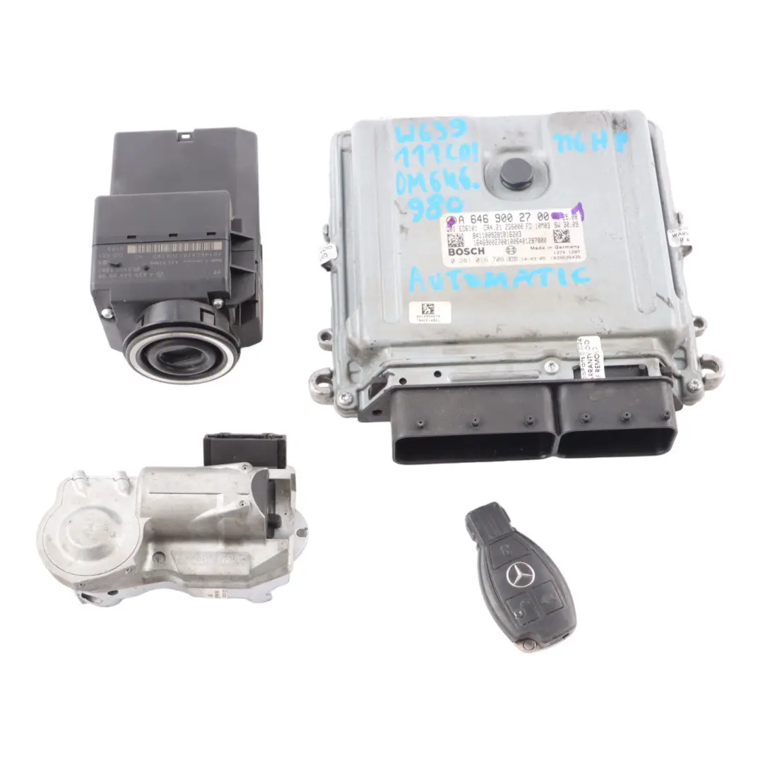 OM646.980 Engine Unit ECU Kit Key Lock Automatic to Mercedes Vito W639 with Part number A6469002700 Mercedes Vito W639 OM646.980 Engine Unit ECU Kit Key Lock Automatic - SKU A6469002700-1 - Part number A6469002700