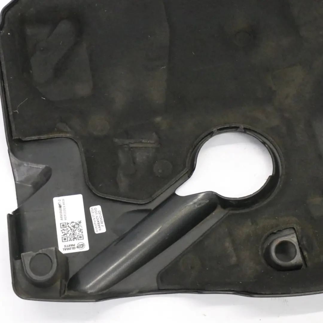 OM651 Diesel Top Acoustic Panel to Engine Cover Mercedes W639 W906 with Part number A6510100267 Engine Cover Mercedes W639 W906 OM651 Diesel Top Acoustic Panel - SKU A6510100267-2 - Part number A6510100267