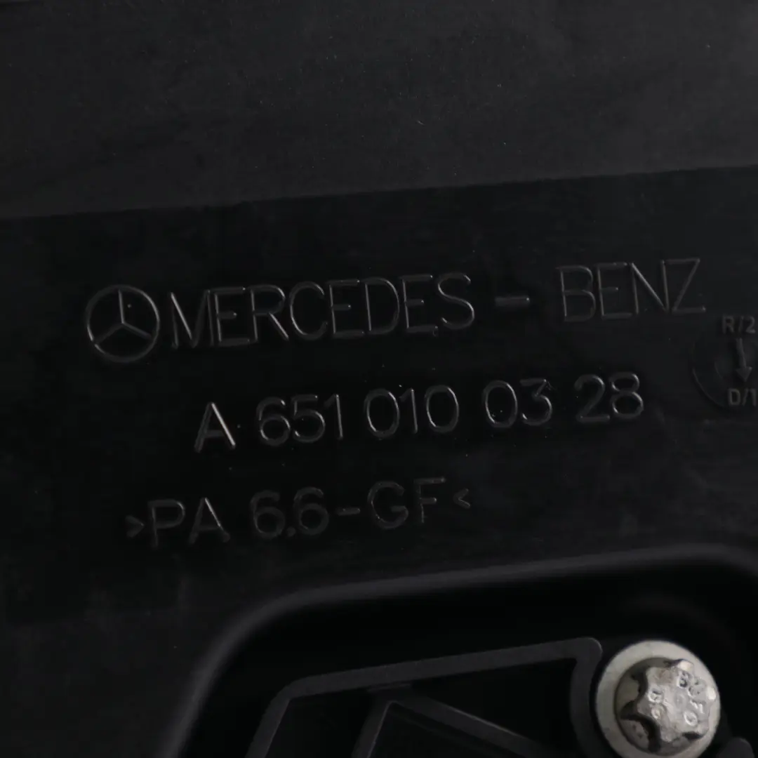  Cárter de aceite del motor diesel Mercedes W204 OM651 cárter - SKU A6510100328 - Número de pieza A6510100328