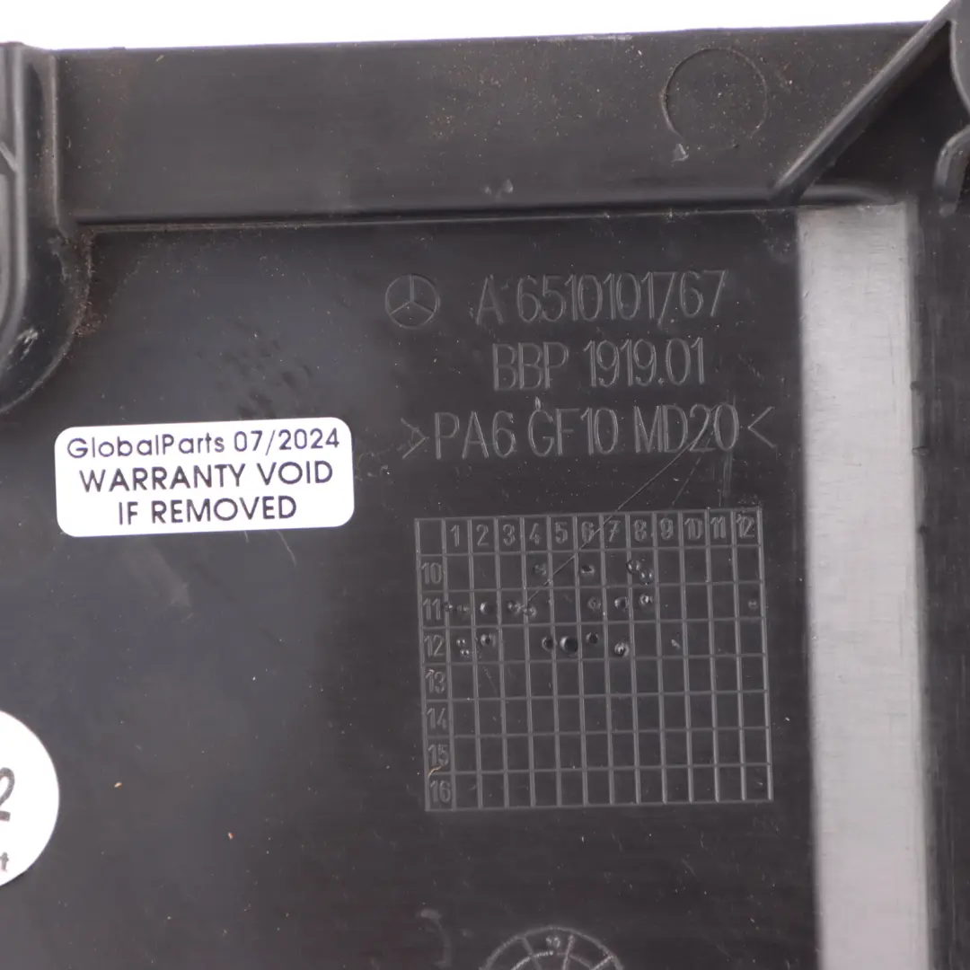 OM651 Panel Del Motor Tapa Admisión Aire para Mercedes SLK R172 con número de pieza A6510101767 Mercedes SLK R172 OM651 Panel Del Motor Tapa Admisión Aire - SKU A6510101767 - Número de pieza A6510101767