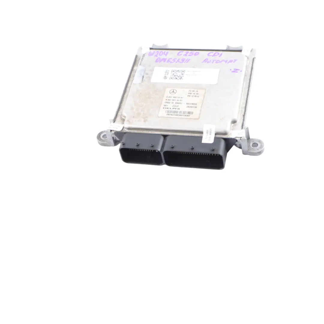 Mercedes C207 E250 CDI BE OM651.911 Engine Unit Module ECU Automatic - SKU A6519005301-10 - Part number A6519005301
