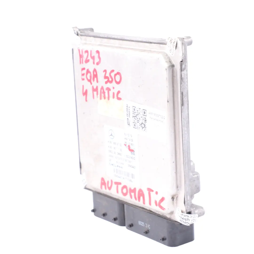 EQA350 780.200 4-Matic Engine Unit ECU Automatic Mercedes H243 - SKU A6519009702-2 - Part number A6519009702